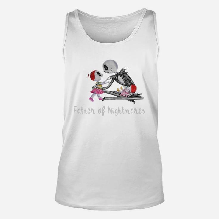 Two Girl Father Of Nightmares, best christmas gifts for dad Unisex Tank Top