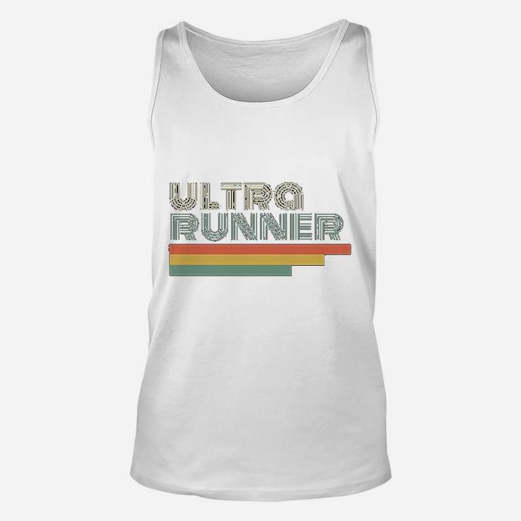 Ultra Runner Gift Vintage Retro Marathon Trail Running Unisex Tank Top
