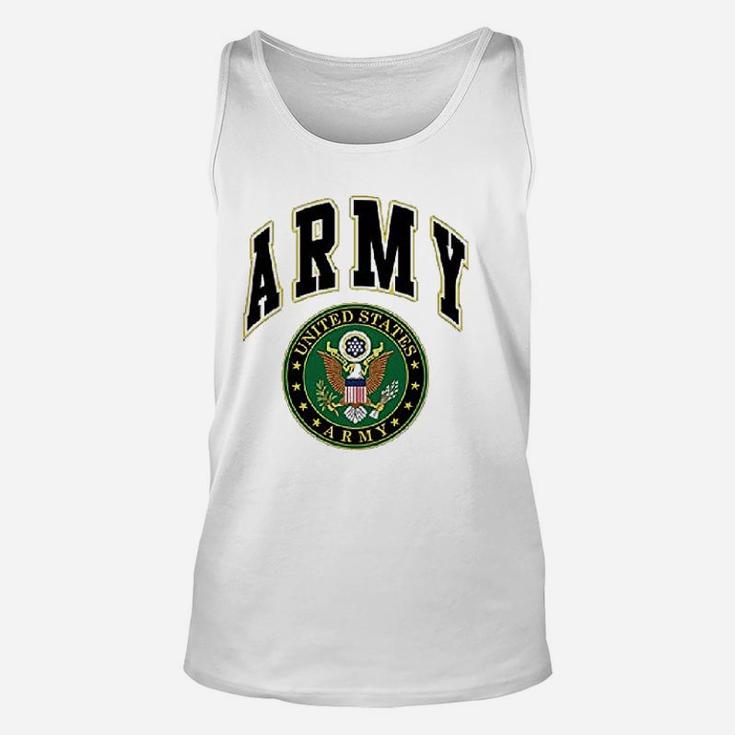 United States Army Crew Army Crest Patriotic Unisex Tank Top