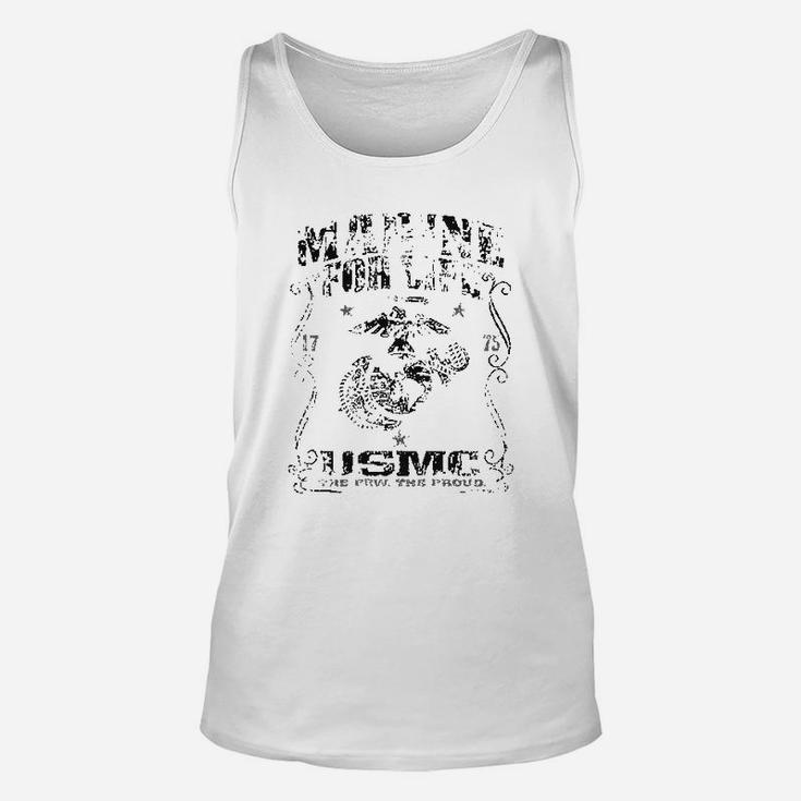 Us Marine Corps For Life Unisex Tank Top