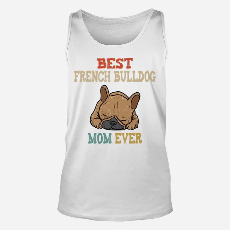 Vintage Best French Bulldog Mom Funny Unisex Tank Top