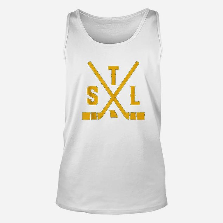 Vintage St. Louis Ice Hockey Sticks State Outline Shirt