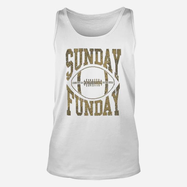 Vintage Sunday Funday Football Unisex Tank Top