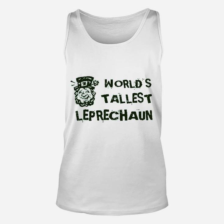 World Tallest Leprechaun Funny St Patricks Day Unisex Tank Top
