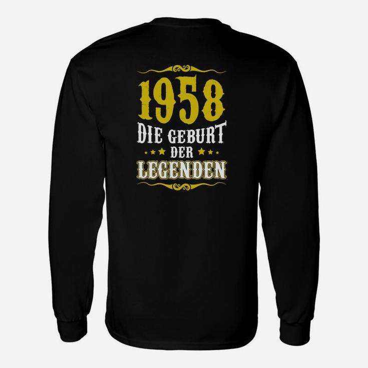 1958 Geburtsjahr Legenden Deutsche Deutschland Langarmshirts