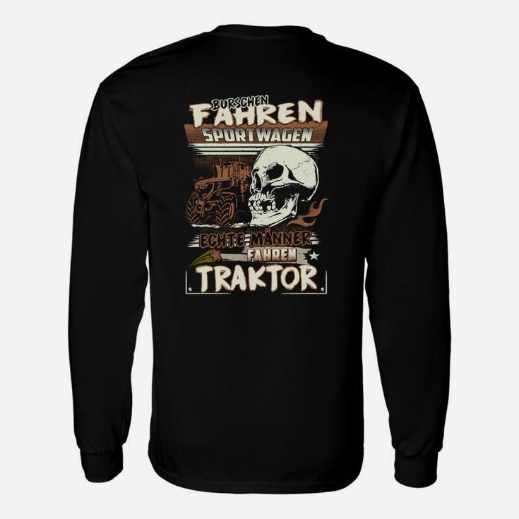 Echte Art Fahen Traktor! ? Langarmshirts