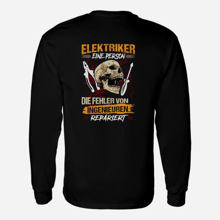 Elektriker Eine Person Die Fehler Von Langarmshirts