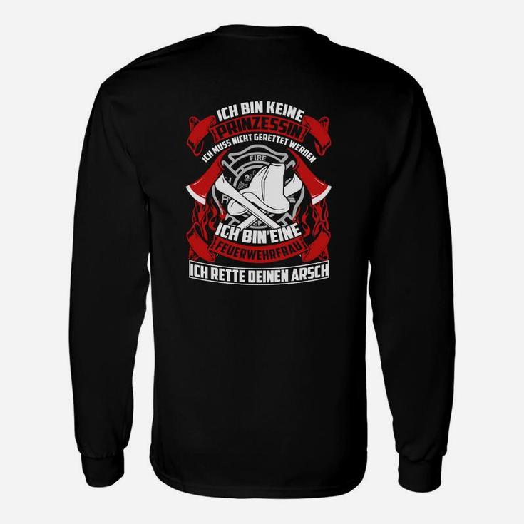 Feuerwehr Feuerwehrfrau Langarmshirts