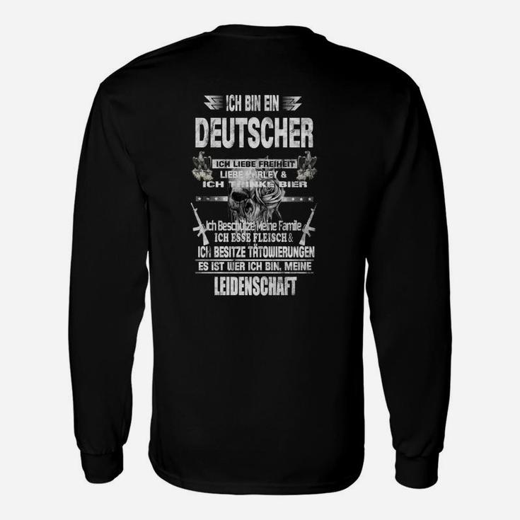 Harley Ich Bin Ein Deutscher Langarmshirts