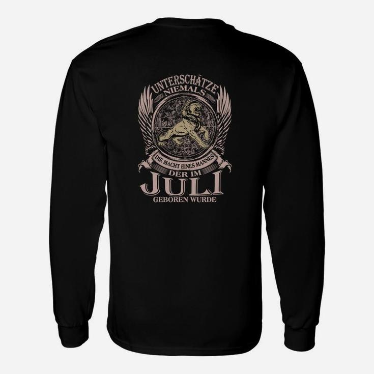 Juli Stolz Geburtstags-Langarmshirts, Adler Motiv & Slogan Design