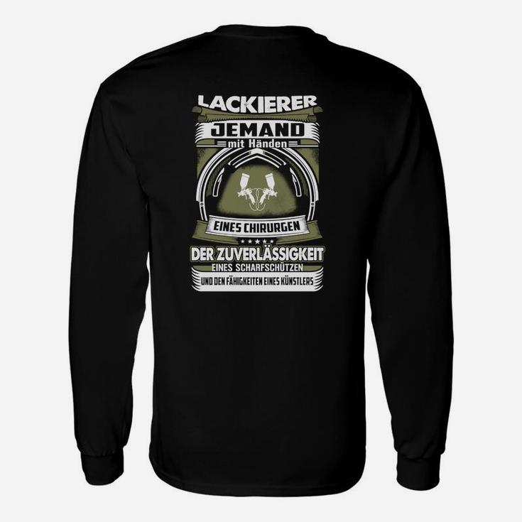 Lackierer Eines Künstlers Langarmshirts