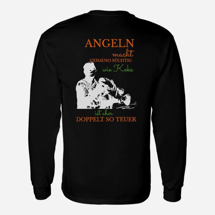 Lustiges Angler-Langarmshirts - ANGELN wie Kaffee nur teurer