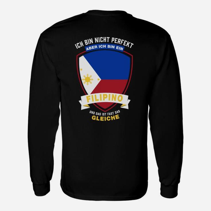 Patriotisches Filipino Stolz Langarmshirts – Stolzer Filipino Nicht Perfekt