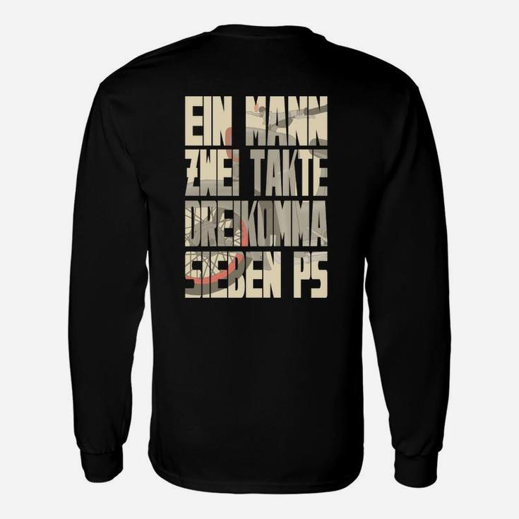 Simson Schwalbe Ein Mann Zwei Takte Langarmshirts