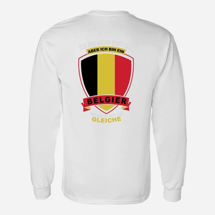 Belgien-Fan Langarmshirts Aber ich bin ein Belgier für Fußballfans