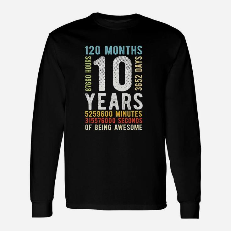 1902nd Birthday 1902 Years Old Vintage Retro 120 Months Long Sleeve T-Shirt