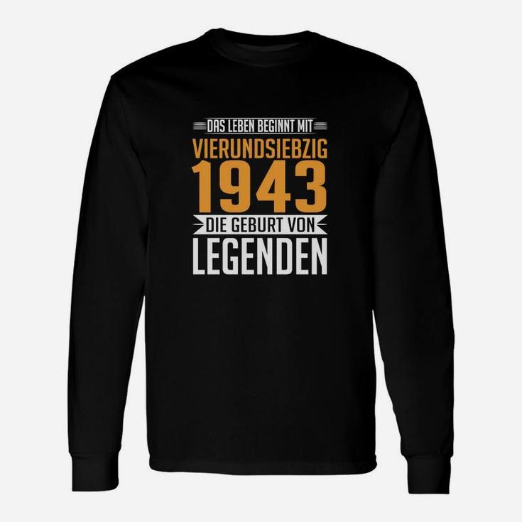 1943 74 Geburt Legenden Langarmshirts