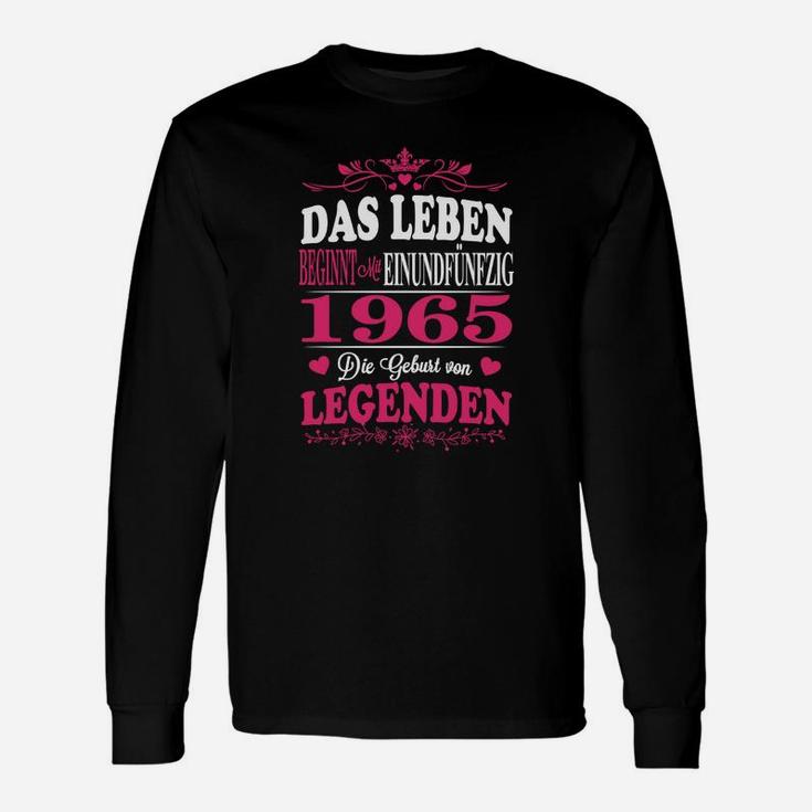 1965 Das Leuben Legenden Langarmshirts