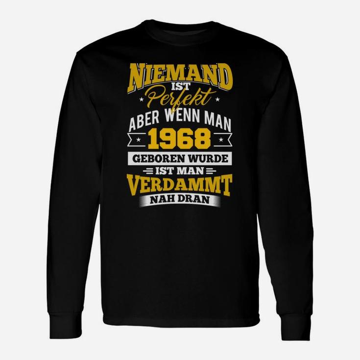 1968 Geburtsjahr Geburtstag Geburt Geboren Langarmshirts