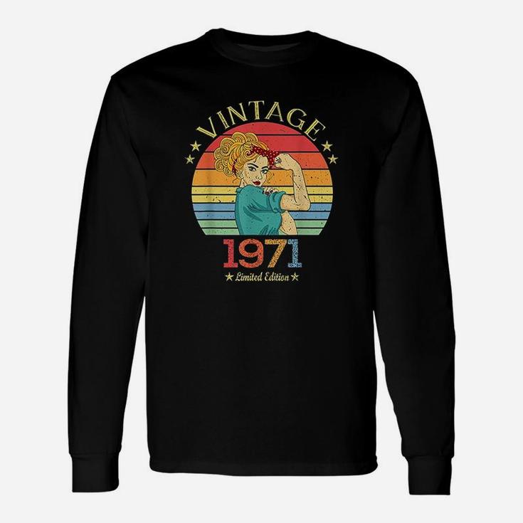 1971 Vintage 1971 Born In 1971 Long Sleeve T-Shirt