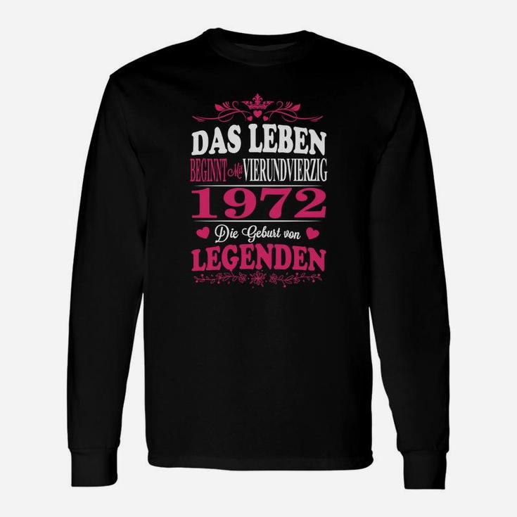 1972 Das Leben Legenden Langarmshirts