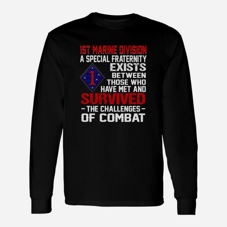 1st Marine Division Long Sleeve T-Shirt