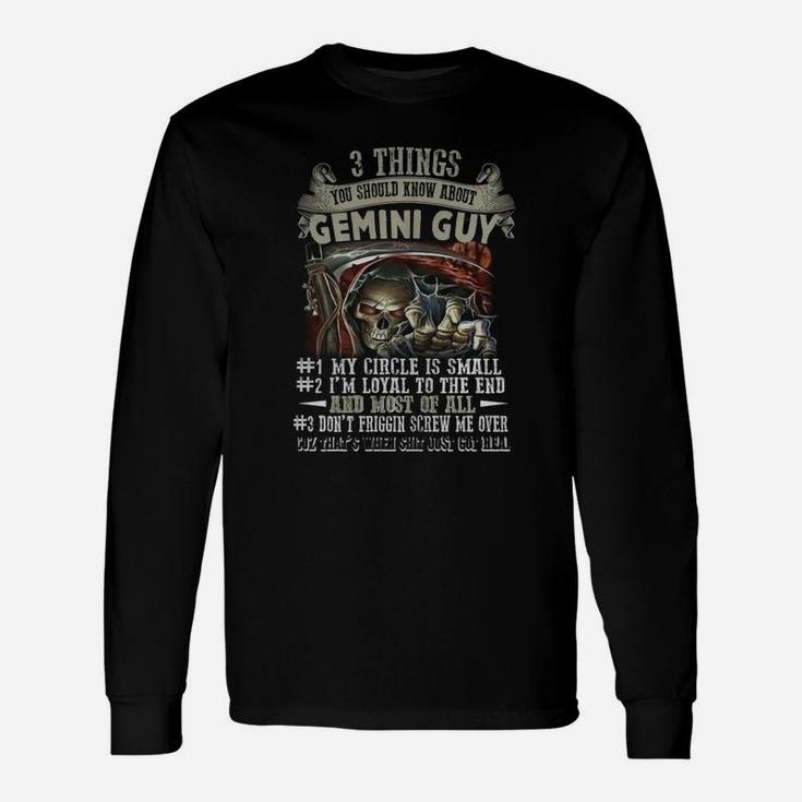 3 Things You Should Know About Gemini Guy Long Sleeve T-Shirt