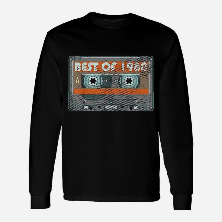 42 Years Old Best Of 1980 Vintage 42nd Birthday Long Sleeve T-Shirt