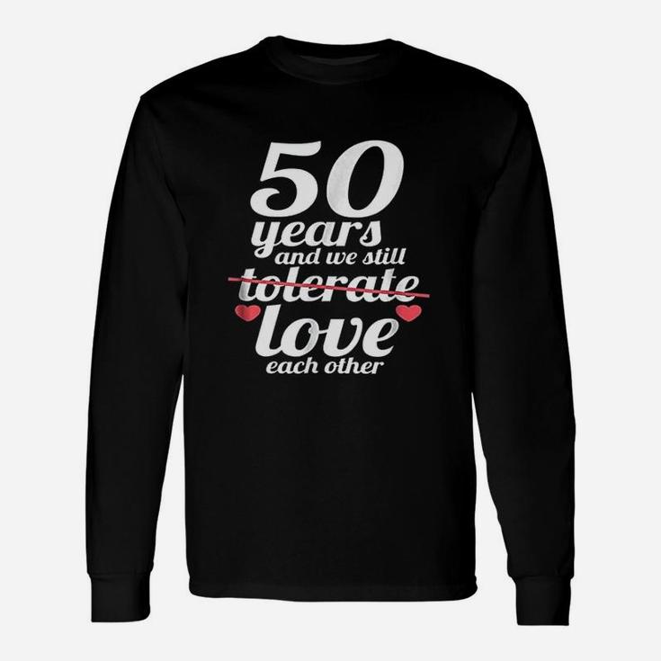 50th Anniversary Golden Wedding Long Sleeve T-Shirt
