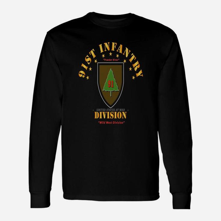 91st Infantry Division Wild West Division Long Sleeve T-Shirt