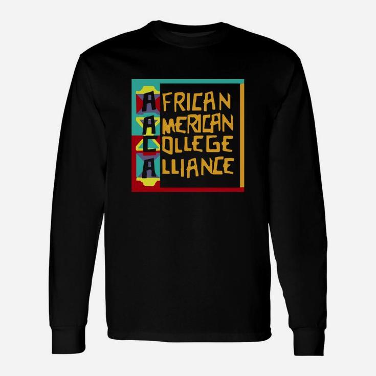 Aaca Luke Cage African American College Alliance Long Sleeve T-Shirt