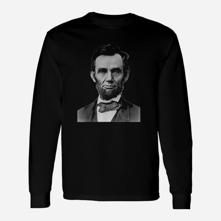 Abraham Lincoln Portrait Vintage Abe Lincoln Long Sleeve T-Shirt