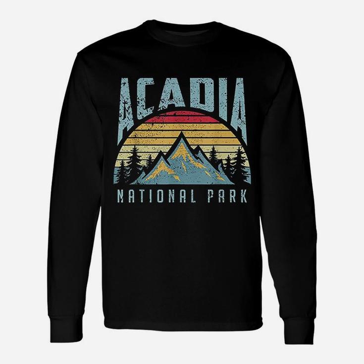 Acadia National Park Maine Mountains Retro T Shirt Acadia National Park Maine Mountains Retro T Shirt