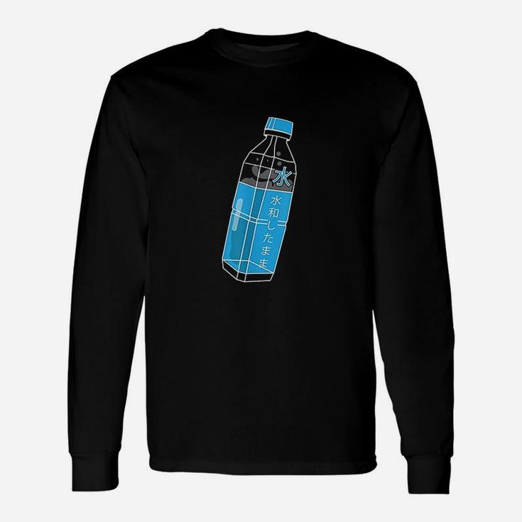 Aesthetic Harajuku Water Bottle Stay Hydrated Japanese Long Sleeve T-Shirt