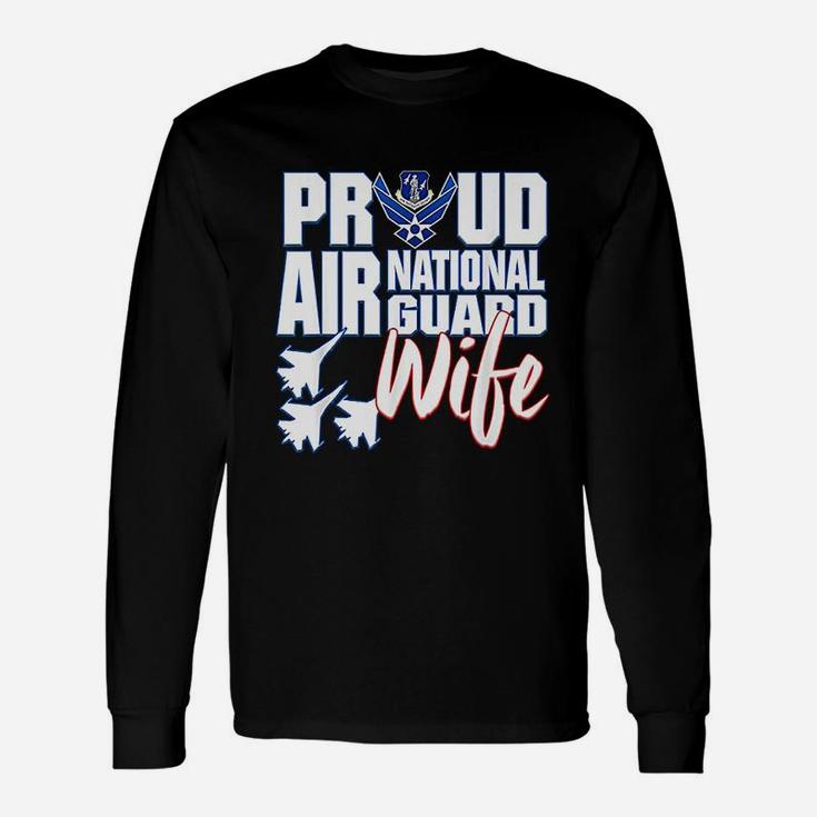 Air National Guard Wife Usa Air Force Military Long Sleeve T-Shirt