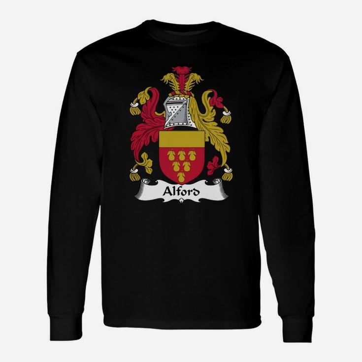 Alford Crest / Coat Of Arms British Crests Long Sleeve T-Shirt