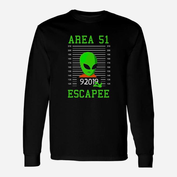 Alien Escapee Area 51 Cute Vintage Halloween Long Sleeve T-Shirt