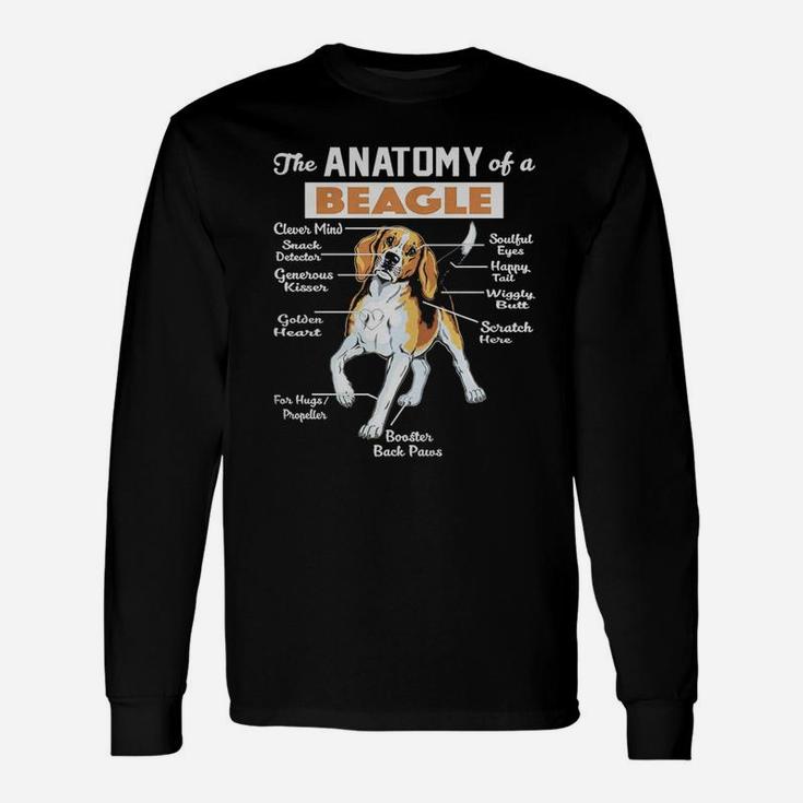 The Anatomy Of A Beagle Shirt Long Sleeve T-Shirt