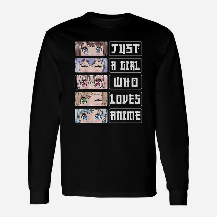 Anime Girl Just A Girl Who Loves Anime Long Sleeve T-Shirt