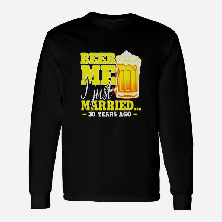 Anniversary 30th 30 Years Wedding Anniversary Long Sleeve T-Shirt