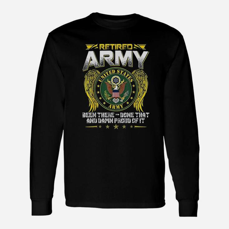 Army Retired Military Us Army Retirement Long Sleeve T-Shirt