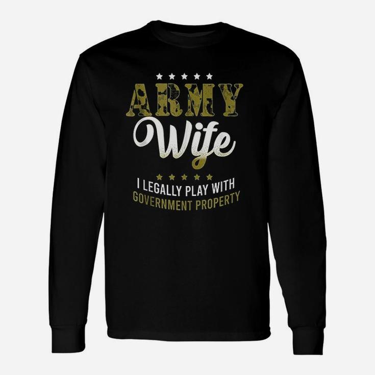 Army Wife Long Sleeve T-Shirt