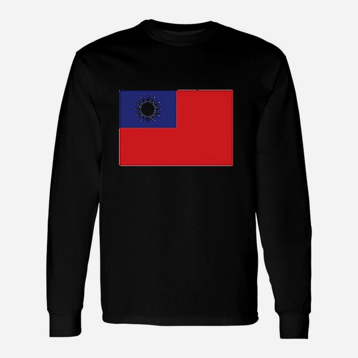 Asian And Middle Eastern National Pride Country Flags Long Sleeve T-Shirt