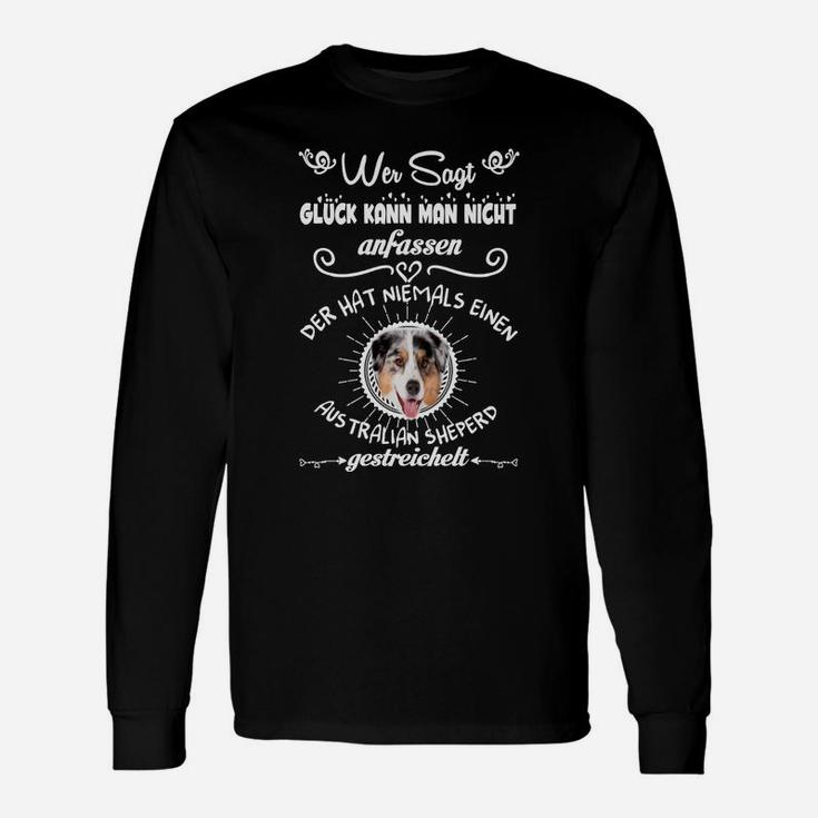 Australian Shepherd Langarmshirts mit Spruch für Hundefreunde