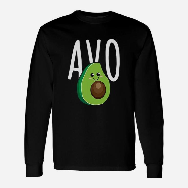Avocado Avo Vegan Couples Loves Matching Outfit For Couples Long Sleeve T-Shirt
