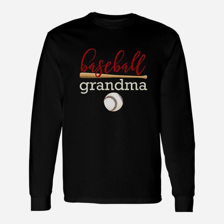 Baseball Grandma Baseball Long Sleeve T-Shirt