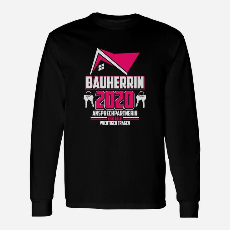 Bauherrin 2020 I Bauherren Baustellen Langarmshirts