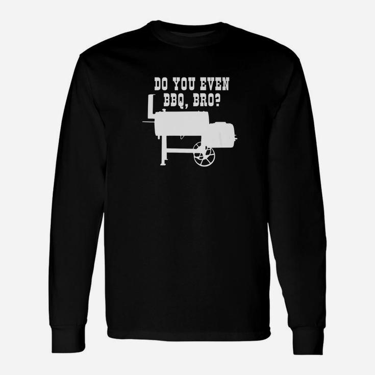 Bbq Pit Smoking Father Grill Pitmaster Dad Long Sleeve T-Shirt