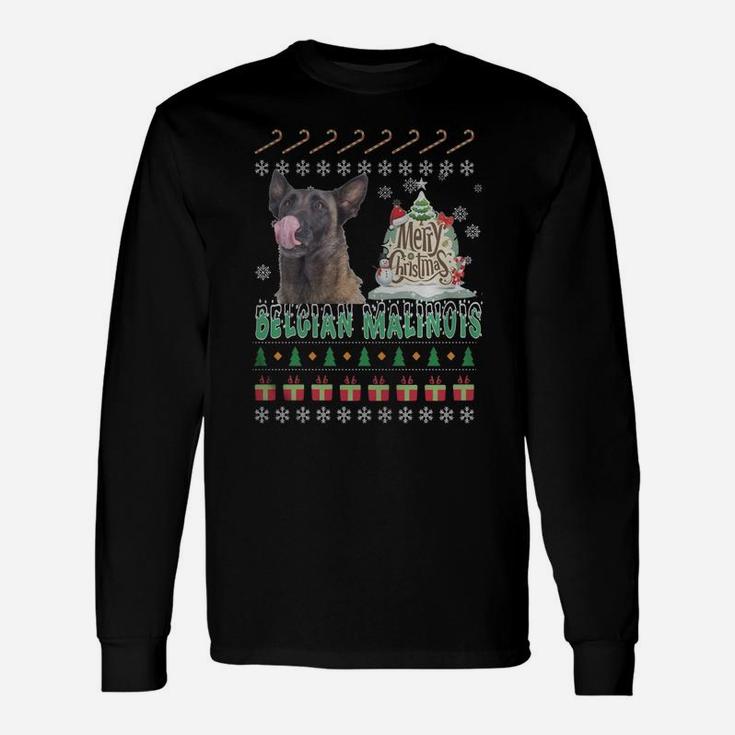 Belgian Malinois Noel,belgian Malinois Ugly Christmas Sweater,belgian Malinois Birthday,belgian Malinois Hoodie,belgian Malinois Christmas Day Long Sleeve T-Shirt