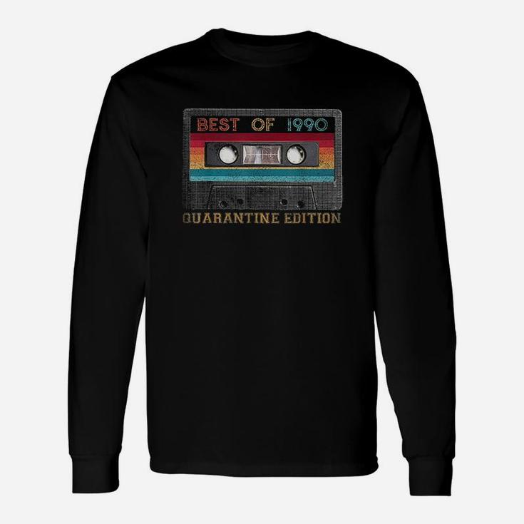 Best Of 1990 2022 Vintage Cassette 32nd Birthday Long Sleeve T-Shirt
